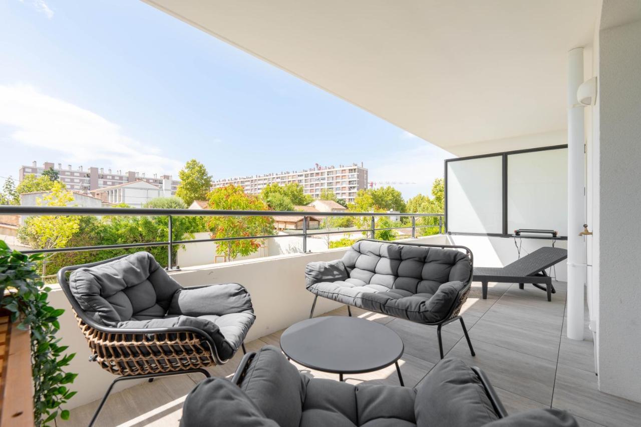 T2 Entre La Plage Et Le Velodrome-Terrasse / Parking Marsilia Exterior foto